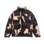 【DOKODEMO】【二手】 Supreme SUP羽絨外套 × THE NORTH FACE漂白牛仔印花Nuptse連帽外套 ND52100I 尼龍 × THE NORTH FACE男士羽絨外套