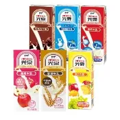 【光泉】調味奶保久乳200mlx6入/組(巧克力/果汁/高鈣/低脂高鈣/蘋果/麥芽)