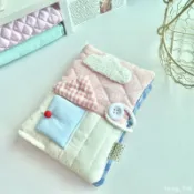 A6活頁本🤍 55.00-65.00 清新韓國小房子A6手作手帳本 書衣韓系B6本子 封面A5記事本 a6手賬本