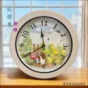 (店+)歐舍傢居 比得兔 時鐘 圓形 壁鐘 彼得兔 Peter Rabbit 米色 塑料 圓鐘 藝術 掛鐘 可愛動物 北歐風