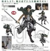 █Mine公仔█日版 進擊的巨人 figma 里維 阿卡曼 兵長 213 可動 PVC D0956