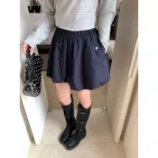 【免運】【Rainbow】韓系工裝花苞半身裙秋裝百搭A字短裙女99319大裙擺 1 5 V P