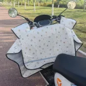 💦新品免運💥電瓶車擋風被夏季防曬薄款大小電車電動車擋風罩四季春鞦防水通用