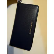 [高雄老店］emporio Armani 長夾 黑色 多卡 拉鍊長夾 亞曼尼