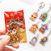 (店+)祈福神明鑰匙圈 Q版神明 媽祖/關公/財神/文昌/觀音/三太子/濟公 獨家設計 隨身守護 平安開運招財 結緣 g3989