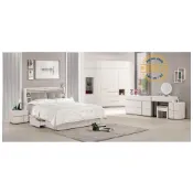 (店+)【新荷傢俱工場】26M 2043 克萊格6尺被櫥式雙人床 [5尺床/6尺床]☆收納床頭片 插座床頭 抽屜床底 雙人床
