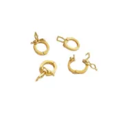 宏雲Hongyun-Ala-保色吊墜扣18K包金卡扣手工diy項鍊手鏈珍珠飾品扣頭連接配件