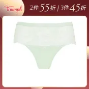 黛安芬-Premium愛戀系列 中腰平口內褲 M-EL 綠｜87R2368 6L