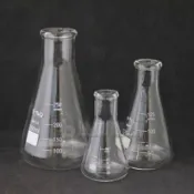 錐形瓶附軟木塞  三角瓶  三角燒杯  量杯  附刻度無具嘴  實驗器材(本賣場滿100元才有出貨)