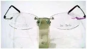 【angela精品眼鏡】┌☆DE-MODA☆ ┐經典款100%-TITAN鈦無邊時尚鏡架07 *粉紅~詳看關於我