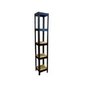 (店+)【空間特工】工業風五層櫃30x30x150cm 置物架 台灣製造 角鋼架 收納架 層板架 耐重層架 電器架 轉角櫃 分層架 收納櫃