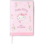 (店+)【SANRIO 三麗鷗】SANRIO三麗鷗凱蒂貓口袋日誌本2027年 10月始 隨身迷你尺寸 每日記事 三麗鷗迷必收日本進口