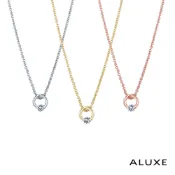 ALUXE 亞立詩 18K金 鑽石項鍊 約定 NN0802