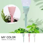 Mycolor 澆花器 滴水器 水滴器 灑水器 滴灌器 盆栽滴灌 可調節水速 滲水器 園藝工具 植物 懶人 自動澆花器♚MY COLOR♚【Q135】