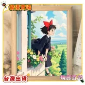 宮崎駿魔女宅急便周邊木質相框擺臺擺件可定製圖片送朋友紀念禮物