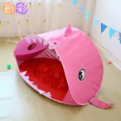 喜挖2店 爬行鯊魚游泳池兒童帳篷戶外折疊遊戲屋沙灘寶寶戲水帳篷禮物夢幻