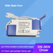 AC 85V-260V 恆流電源 LED 驅動器, 用於 1W - 36W LED 燈珠 泛光燈 面板燈 射燈 吸頂燈