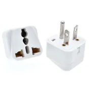 💥台灣現貨+開發票💥 純銅台灣冷氣插座轉大陸電器專用轉接頭220V WD-21 10A 250V