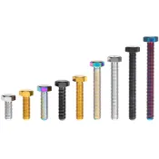 Wanyifa鈦合金外六角DIN933螺絲 M6x10-60mm 加長全牙鈦螺絲 電動摩托车改裝