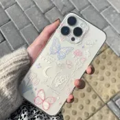 鮮花小蝴蝶適用OPPO A6X A5Pro A3X Reno 16 15Pro 14 Find X9U X8 手機殼透明