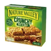 【Nature Valley 天然谷】天然谷燕麥棒 蜂蜜 210g 共5入(全球第一的點心棒)