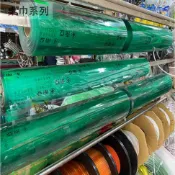 :菁品工坊:PVC 無毒 透明綠色 桌墊 2尺 3尺 1.5尺 厚1mm 透明墊 塑膠墊 PVC墊 緩衝墊 塑膠布 桌布