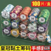 居家好物 麻將籌碼 棋牌室專用卡片籌碼幣 德州撲克積分幣 打麻將打牌用的碼幣