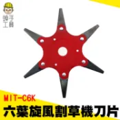 頭手工具 五金配件 (壓片+蓋子+螺帽) 六葉旋風合金刀片 除草頭 割草機 打草機 免拆鋤草頭 割草 MIT-C6K