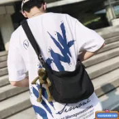 HQ 日式帆布斜背包 餃子包 帆布包 斜背包 側背包 大背包 帆布袋 購物包 包包 郵差包 書包 復古包 ins潮牌PX
