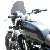 【Supamoto】通用擋風鏡—A(風鏡/復古/整流罩/圓燈/大燈/街車/檔車/CB350/機車改裝)