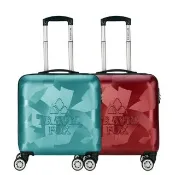 【TRAVEL FOX 旅狐】16吋閃耀極致拉鍊箱 專利光學紋理 TSA海關鎖 登機箱 商務箱 旅行箱 行李箱