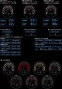 Daemon OLED 三代 七彩 三環錶 三合一 水溫錶 油溫錶 油壓錶 送搖控器