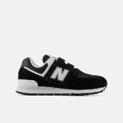 【NEW BALANCE】NB 運動鞋 童鞋 中童 大童 魔鬼氈 574 黑 P574755