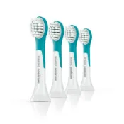 【PHILIPS 飛利浦】HX6032/63 兒童音波牙刷迷你刷頭 4入袋裝 適用HX6322及HX6311 產地美國