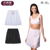 Mon Lapin茉勒品 1548 一王美全美 台灣製MIT 棉質內搭蕾絲襯裙 媽媽長版襯裙 安全裙防走光