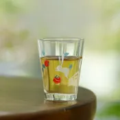 全球選品1館 生活百貨 柿柿如意雲朵品杯中式玻璃雲朵小茶杯單杯高透耐熱品茗杯主人杯