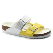 BIRKENSTOCK 勃肯/Arizona/合成皮/黃白拼接