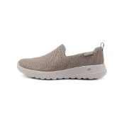 (店+)【SKECHERS】15600-TPE Skechers斯凱奇 GO WALK Joy 舒適 透氣 低幫 生活休閒鞋 女款 灰褐色