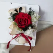 訂製款 「復古紅酒」 永生玫瑰卡片設計 DIY 手工卡片設計 手作卡片 禮物 情人節禮物 情人節卡片 生日卡片 特製卡片
