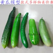 🔥優惠🔥仿真水果蔬菜模型道具餐廳樣品裝飾品冰箱擺件假黃瓜青瓜幼教玩具620