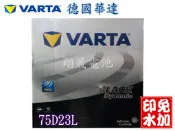 彰化員林翔晟電池/全新 德國華達 VARTA/75D23L(35-60、GTH75DL)/舊品強制回收 安裝工資另計
