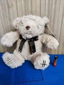 1.英國哈洛德 Harrods 泰迪熊 米色 .2. Harrods Teddy Bear  熊娃1
