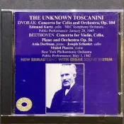 Toscanini托斯卡尼尼/指揮 Dvorak德弗札克/大提琴協奏曲 貝多芬-小提琴/大提琴/鋼琴三重協奏曲 義大利版
