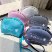 客製化 化妝包 nuskin如新雲朵機mywave收納包wellSPA原創設計潛水料加厚保護包
