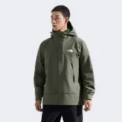 【The North Face】北面男款灰褐色DRYVENT防水衝鋒衣｜8BWF21L(外套)
