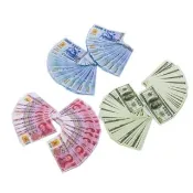 【金發財金紙】冥國台幣人民幣美金 三合一各 500張-2套組(金紙-冥界財富系列)