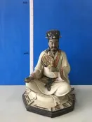 石灣陶諸葛亮勝卷在握擺飾  毛志南