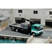 GCD 1:64 Mitsubishi Fuso Fighter Truck 模型車 吊臂車 工程貨車 三菱起重車 卡車