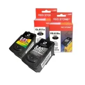 【RED STONE 紅石】CANON PG-810XL/CL-811XL高容量環保墨水匣組(1黑1彩)