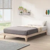 【myhome8 居家無限】988愛德拉實木床底/床架 3.5尺-原木色 單人加大(實木打造)